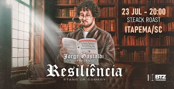 Imagem do JORGE GASTALDI em RESILIÊNCIA - Stand Up Comedy