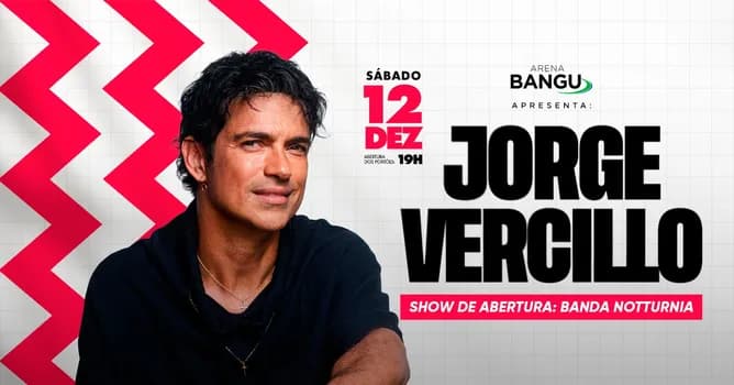 Imagem do Jorge Vercillo | 12DEZ (SAB) | Arena Bangu (Bangu Shopping)