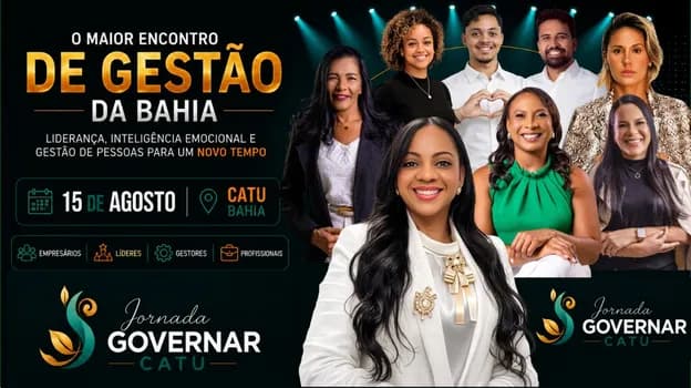 Imagem do JORNADA GOVERNAR CATU BAHIA 3º Edição