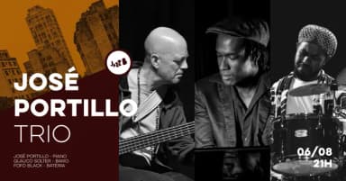 JOSÉ PORTILLO TRIO - AFRO CUBA JAZZ BRASIL no JazzB (QUINTA 06/AGO/26) em São Paulo