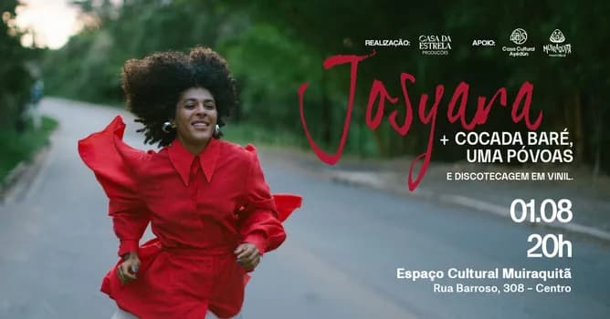 Imagem do Josyara apresenta Avia Acústico + Uma Póvoas + Cocada Baré