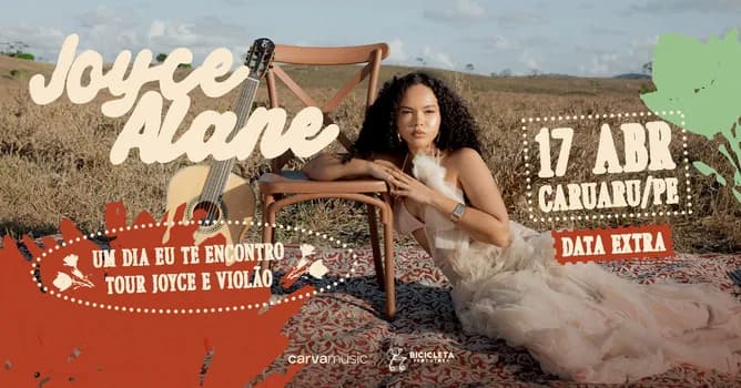 Imagem do Joyce Alane em Caruaru / PE | Um Dia Eu Te encontro - Turnê Voz e Violão