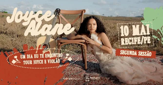 Imagem do Joyce Alane em Recife / PE | Segunda Sessão | Um Dia Eu Te encontro - Turnê Voz e Violão
