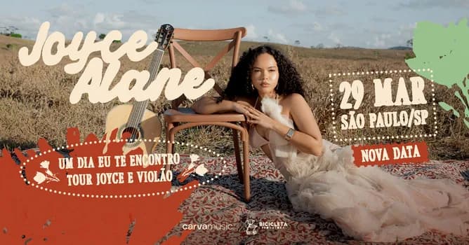 Imagem do Joyce Alane em São Paulo / SP | SESSÃO EXTRA | Um Dia Eu Te encontro - Turnê Voz e Violão