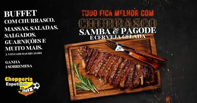 Imagem do JUIZ IMPERADOR - BUFFET À VONTADE NO SEU ALMOÇO DOMINGO