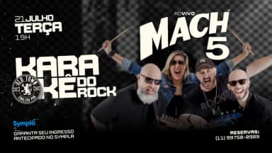 Karaokê com a Banda Mach5 no Old Town em Santo André