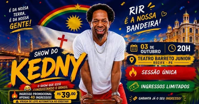 Imagem do KEDNY SILVA EM RECIFE - COMÉDIA