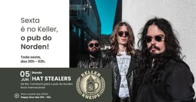 Keller Kneipe: Banda Hat Stealers em Blumenau