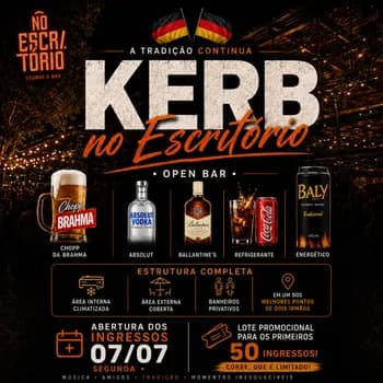 KERB NO ESCRITÓRIO em Dois Irmãos