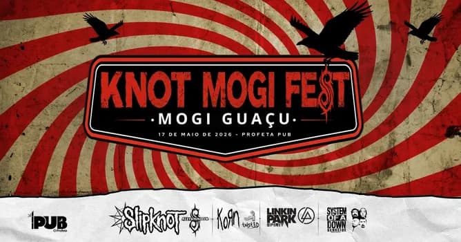 Imagem do KNOT MOGI FEST -2° E.D ( SLIPKNOT - KORN - LINKIN PARK - SYSTEM OF A DOWN )