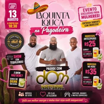 Imagem do Lá Quinta Louca Delas ( Edição Pagodeira )