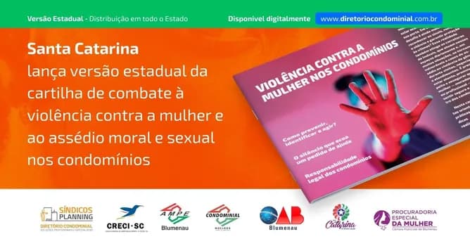 Imagem do Lançamento da Cartilha Violência contra a Mulher, Assédio Moral e Sexual nos Condomínios