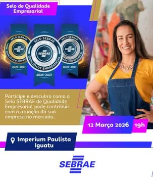 Imagem do Lançamento Selo Sebrae de Qualidade Empresarial 2026