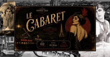 Le Cabaret - Cia das Opera-das em São Paulo