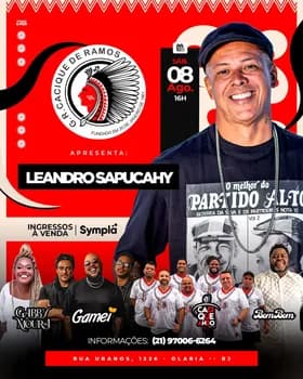 Imagem do Leandro Sapucahy no Cacique de Ramos