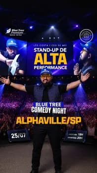 LÉO COSTA APRESENTA STAND UP DE ALTA PERFORMANCE - BLUE TREE HOTEL ALPHAVILLE em Barueri
