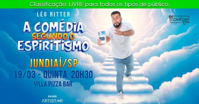 Imagem do LÉO RITTER em JUNDIAÍ - A COMÉDIA SEGUNDO O ESPIRITISMO - Stand up Comedy