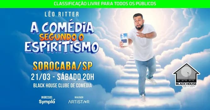 Imagem do LÉO RITTER em SOROCABA - A COMÉDIA SEGUNDO O ESPIRITISMO- Stand up Comedy
