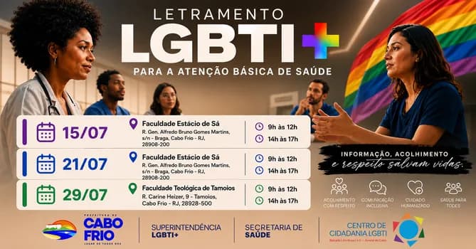 Imagem do Letramento LGBTI+ para a Atenção Básica de Saúde 21/07/2026