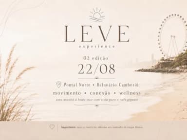 Leve - 02 edição em Balneário Camboriú