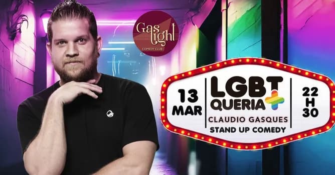 Imagem do LGBTQUERIA+ - CLAUDIO GASQUES / STAND UP COMEDY EM CURITIBA