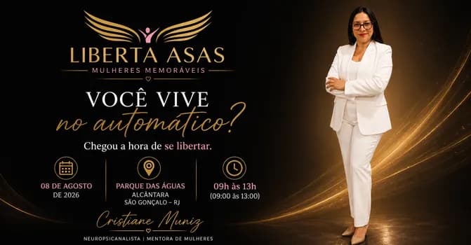 Imagem do LIBERTA ASAS - MULHERES MEMORÁVEIS DA EXAUSTÃO À LIBERDADE EMOCIONAL