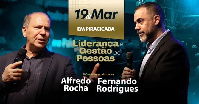 Imagem do Liderança e Gestão de Pessoas em Piracicaba - Alfredo Rocha e Fernando Rodrigues