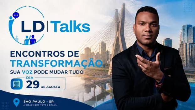 Imagem do LIDI Talks São Paulo - CHEGOU SUA VEZ
