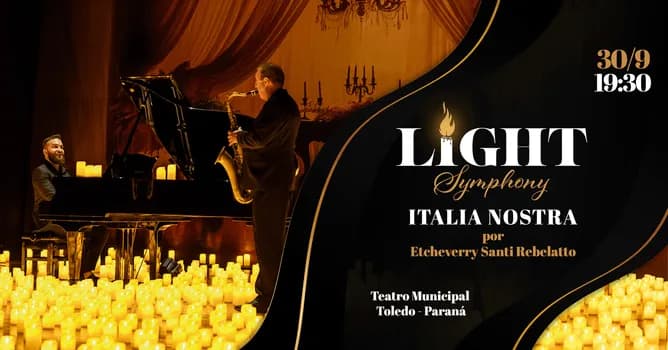 Imagem do Light Symphony - Italia Nostra (19:30 abre portas às 19:00)
