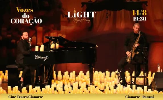 Imagem do Light Symphony - Vozes do Coração (14/8 - 19:30 abre portas às 19:00)