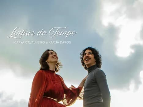 Imagem do "Linhas do Tempo" - Marya Cavalheiro e Karuã Daros - Novo Hamburgo