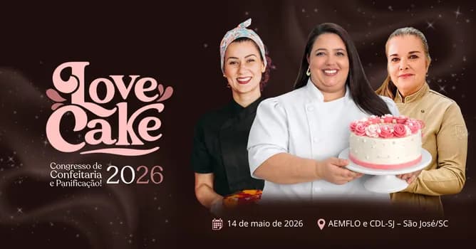 Imagem do Love Cake 5ª Edição | Confeitaria que Transforma Negócios