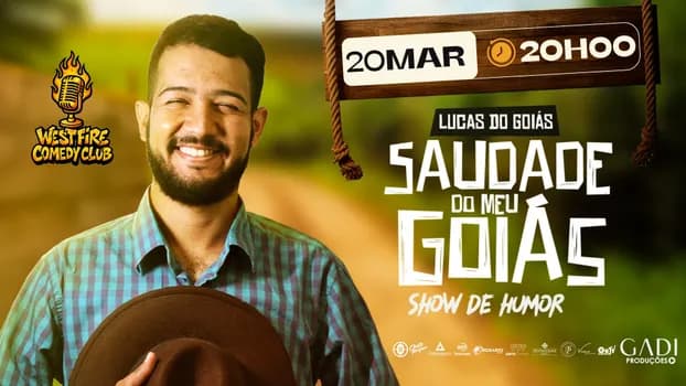 Imagem do Lucas do Goiás em "Saudade do meu Goiás" Stand Up Comedy