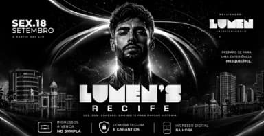 LUMEN'S EDIÇÃO RECIFE em Recife