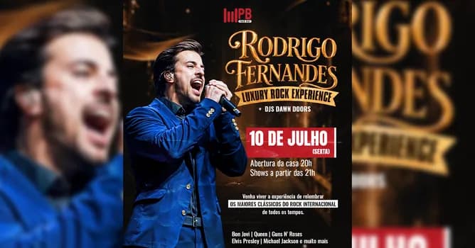Imagem do LUXURY ROCK EXPERIENCE - RODRIGO FERNANDES + Djs Dawn Doors
