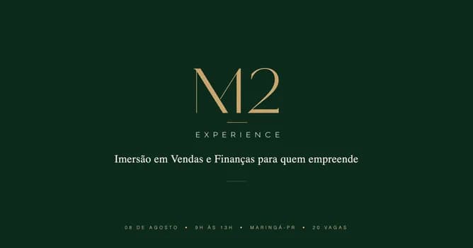 Imagem do M2 Experience - Imersão em Vendas e Finanças para quem Empreende