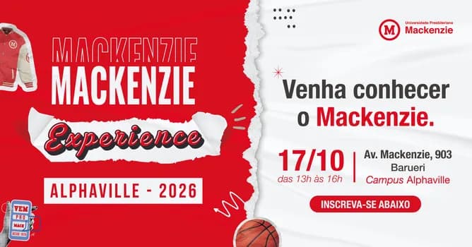 Imagem do Mackenzie Experience 2026 - Campus Alphaville