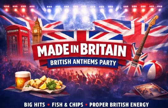 Imagem do Made in Britain: British Anthems Party | Feito na Grã-Bretanha: Festa dos Clássicos Britânicos