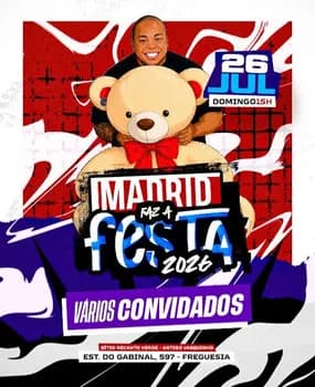 MADRID FAZ A FESTA 2026 em Rio de Janeiro