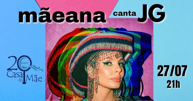 Imagem do MÃEANA CANTA JG NA CASA DA MÃE 27.07 - SEGUNDA