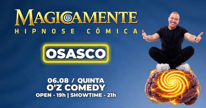 Imagem do MAGICAMENTE EM OSASCO - STAND UP COMEDY