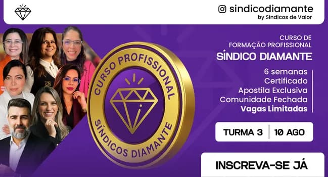 Imagem do MANAUS - CURSO DE FORMAÇÃO PROFISSIONAL SINDICO DIAMANTE