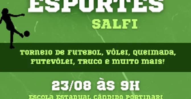 Imagem do MANHÃ DE ESPORTES SALFI