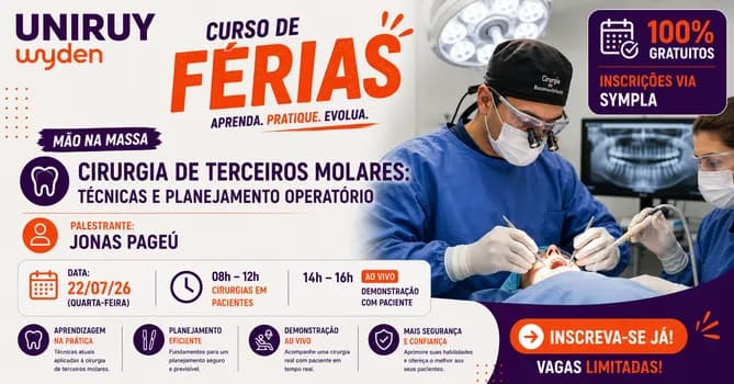 Imagem do Mão na Massa - Cirurgia de Terceiros Molares: Técnicas e Planejamento Operatório