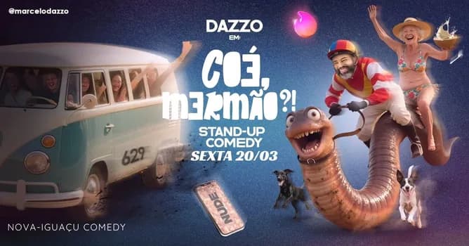 Imagem do MARCELO DAZZO - NOVO SHOW DE COMÉDIA EM NOVA IGUAÇU!