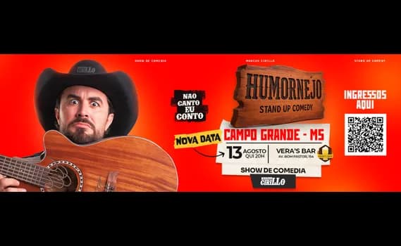 Imagem do Marcus Cirillo - Humornejo - Campo Grande/MS - 13/08 (Sessão Única - 20:00)