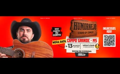 Marcus Cirillo - Humornejo - Campo Grande/MS - 13/08 (Sessão Única - 20:00) em Campo Grande