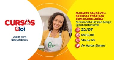 MARMITA SAUDÁVEL: RECEITAS PRÁTICAS COM CARNE MOÍDA em Parnamirim