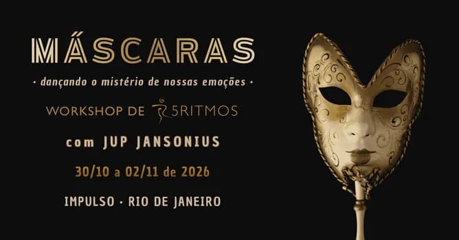 Imagem do Máscaras - Workshop dos 5Ritmos - Heartbeat - com Jup Jansonius