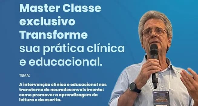 Imagem do Master Classe exclusivo Transforme sua prática clínica e educacional.